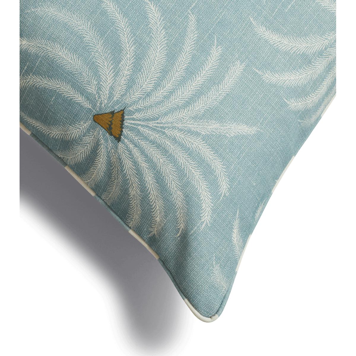 OKA, Jussara Outdoor Cushion Cover - Seafoam, Cushion Covers, Polyester, Striped – image 3