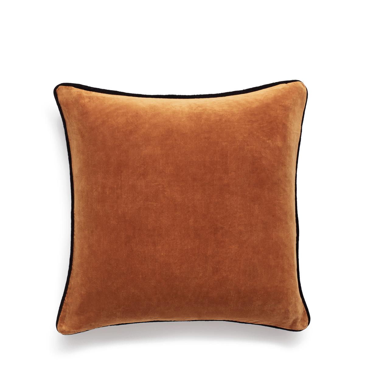 OKA, Iridos Cushion Cover - Persimmon, Cushion Covers, Velvet, Patterned – image 3