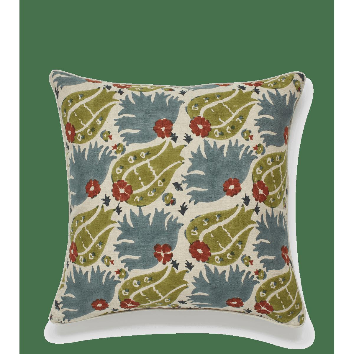 Hidaya Cushion Cover - Green/Blue – image 2