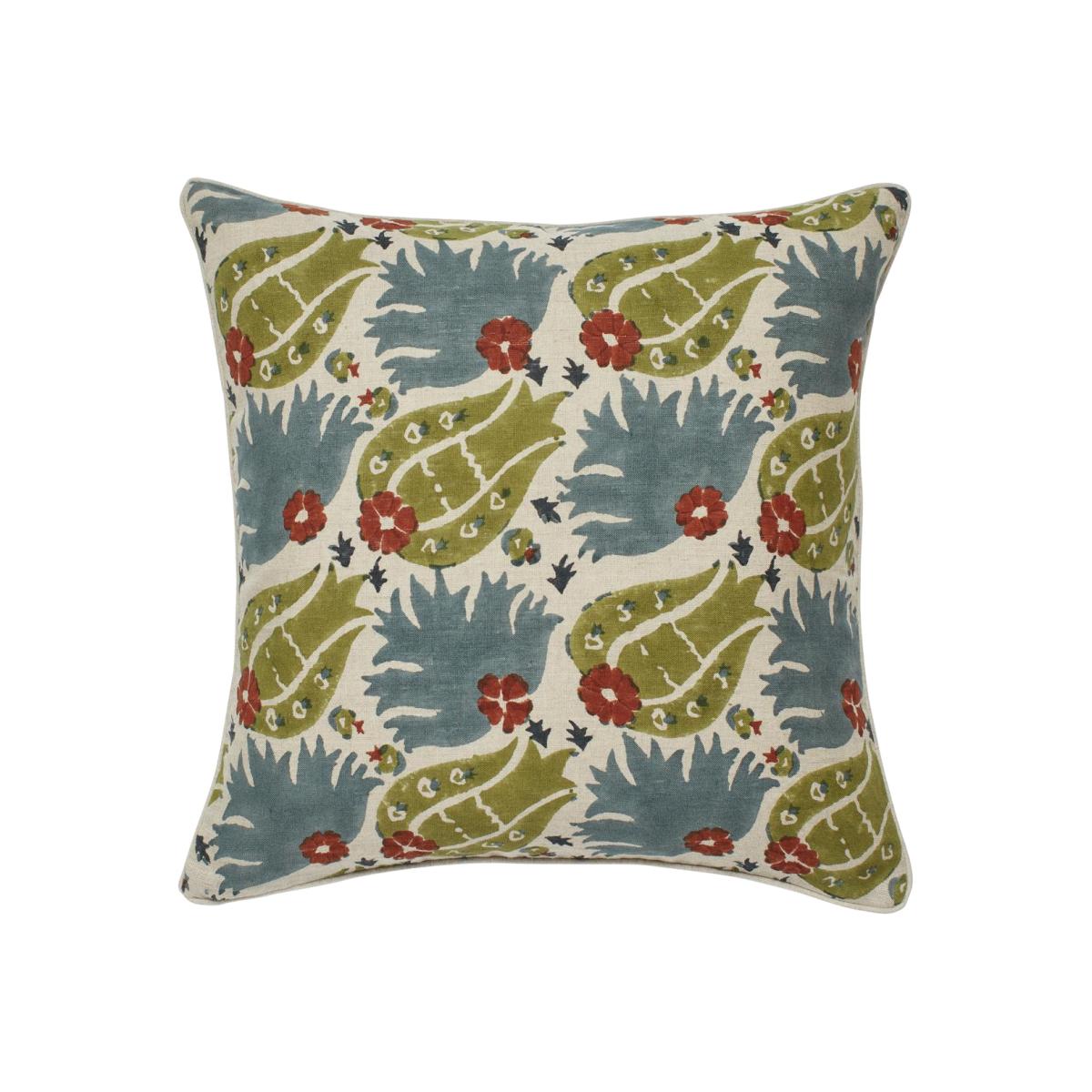 Hidaya Cushion Cover - Green/Blue – image 1