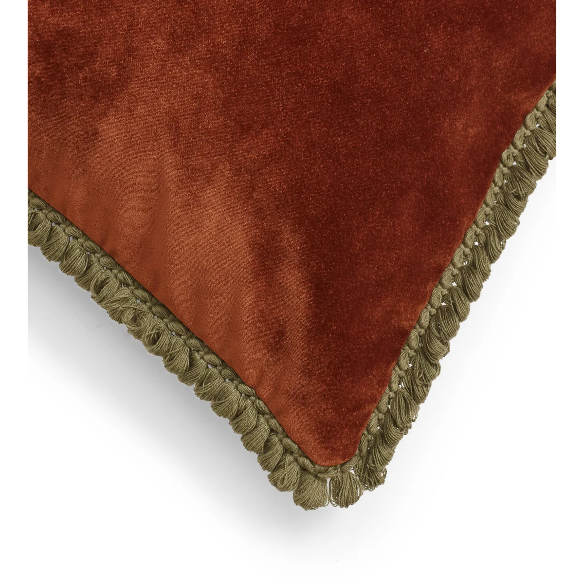 OKA, Elveden Velvet Cushion - Russet, Cushion Cover – image 3