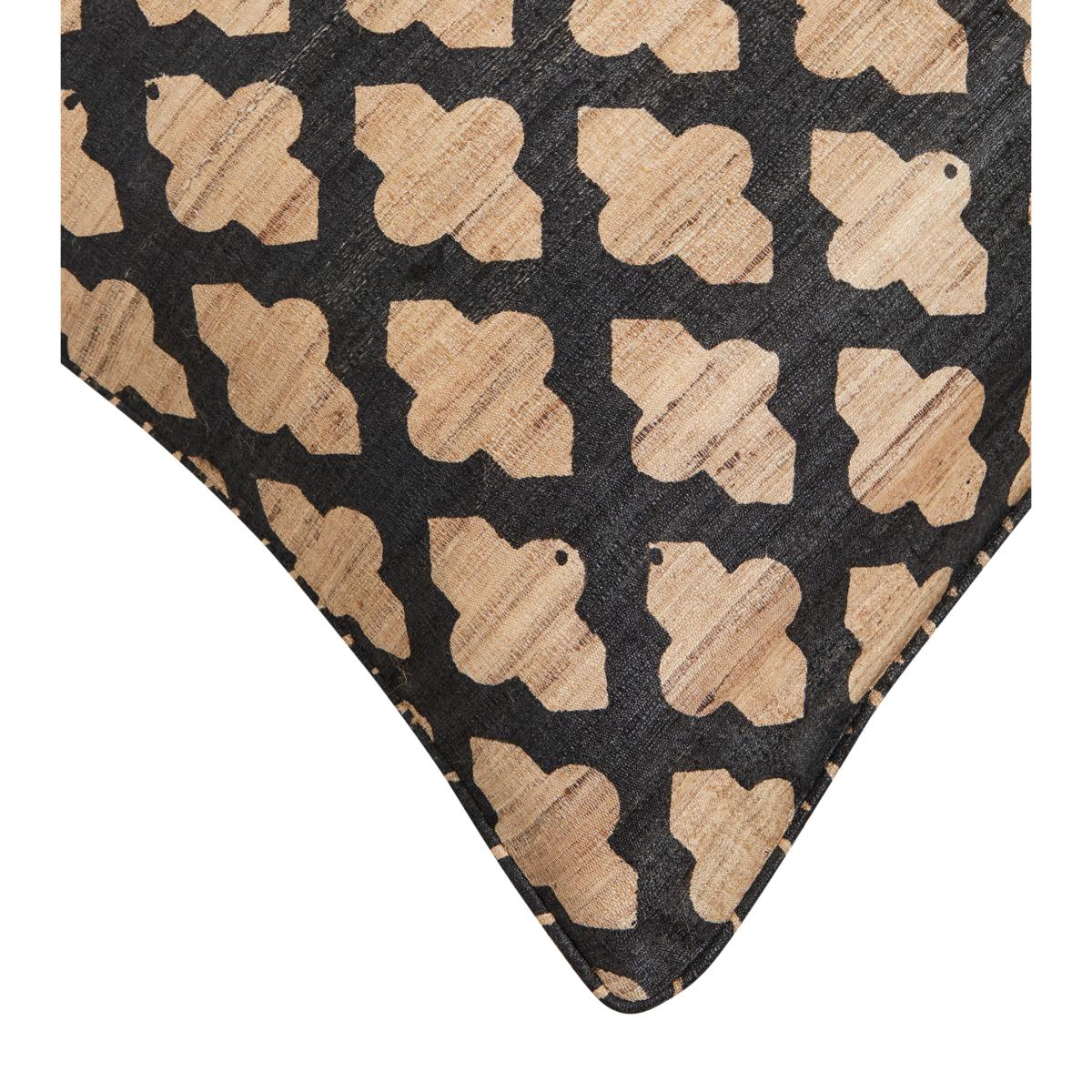 Serigraph Reversible Cushion Cover - Black / Natural – image 5