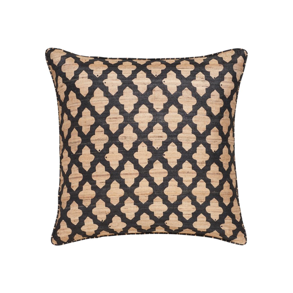 Serigraph Reversible Cushion Cover - Black / Natural – image 1