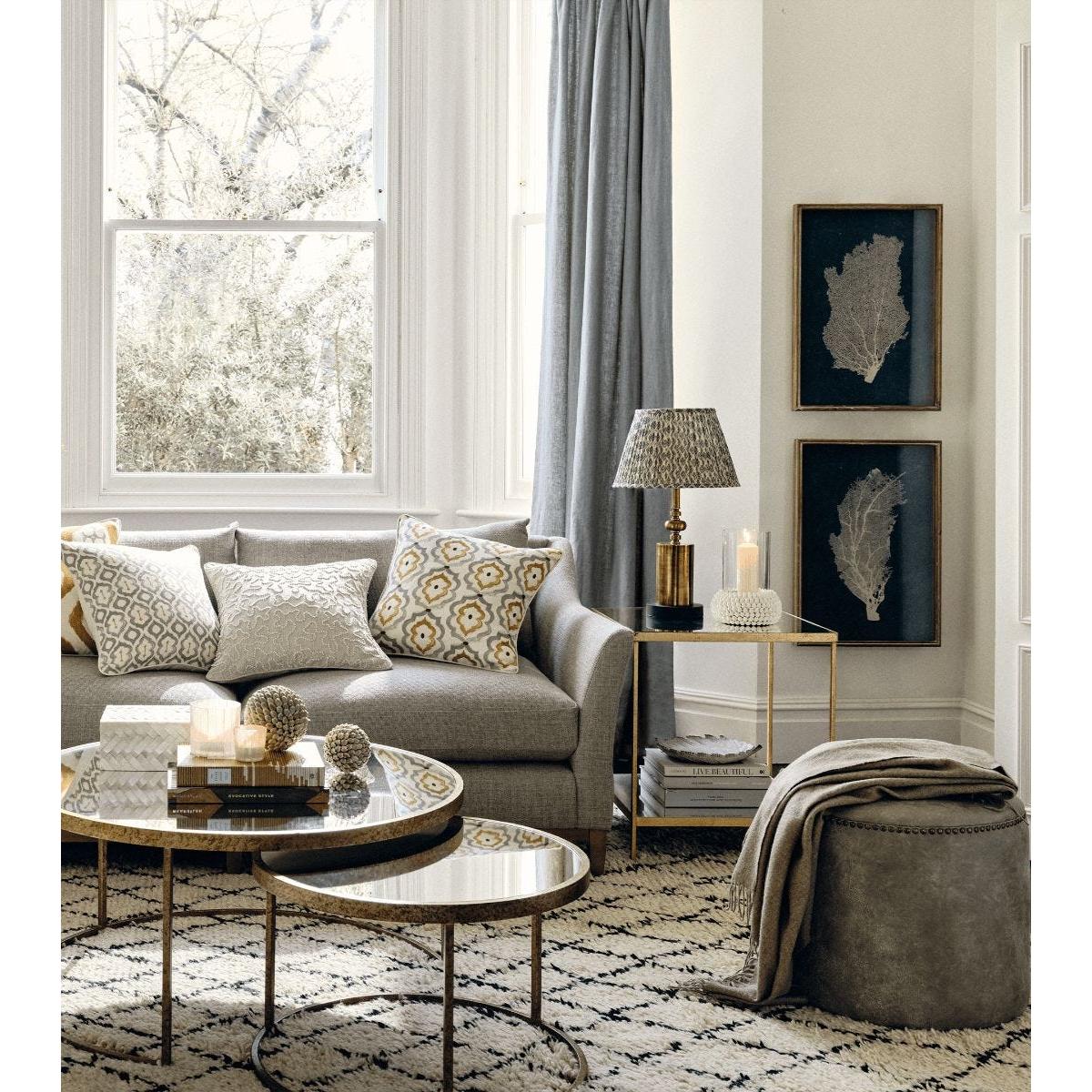 Borrayo Dot Cushion Cover - Sage/Mustard – image 3