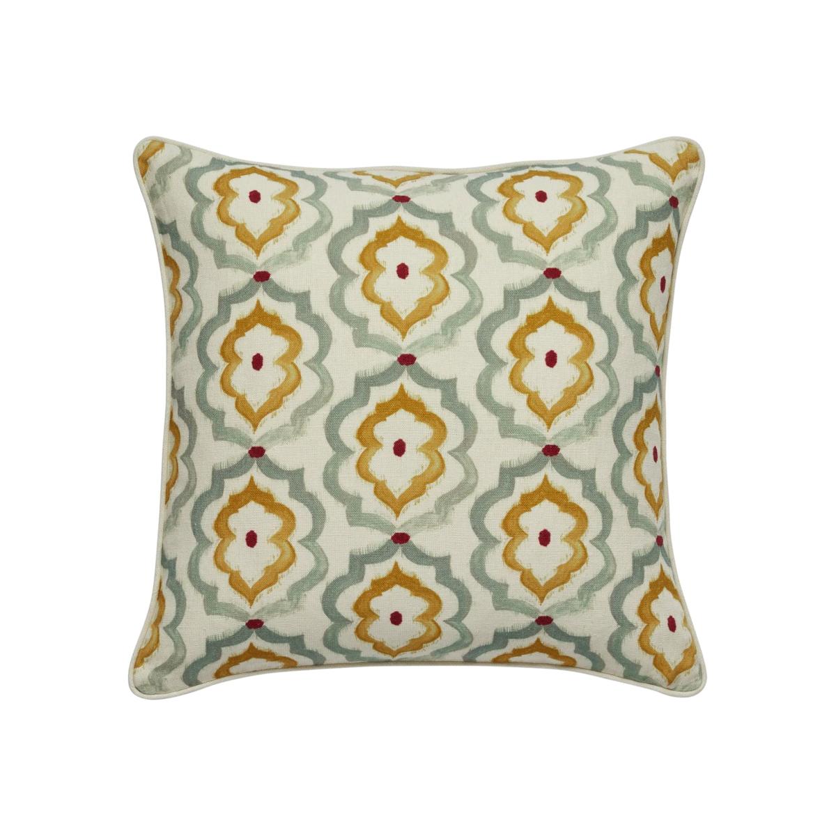 Borrayo Dot Cushion Cover - Sage/Mustard – image 1