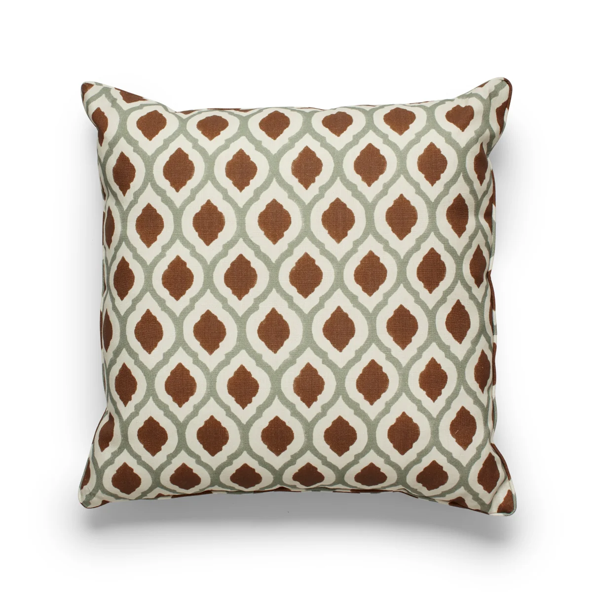 OKA, Chadhana Cushion Cover - Warm Red/Dark Seafoam, Cushion Cover – image 2