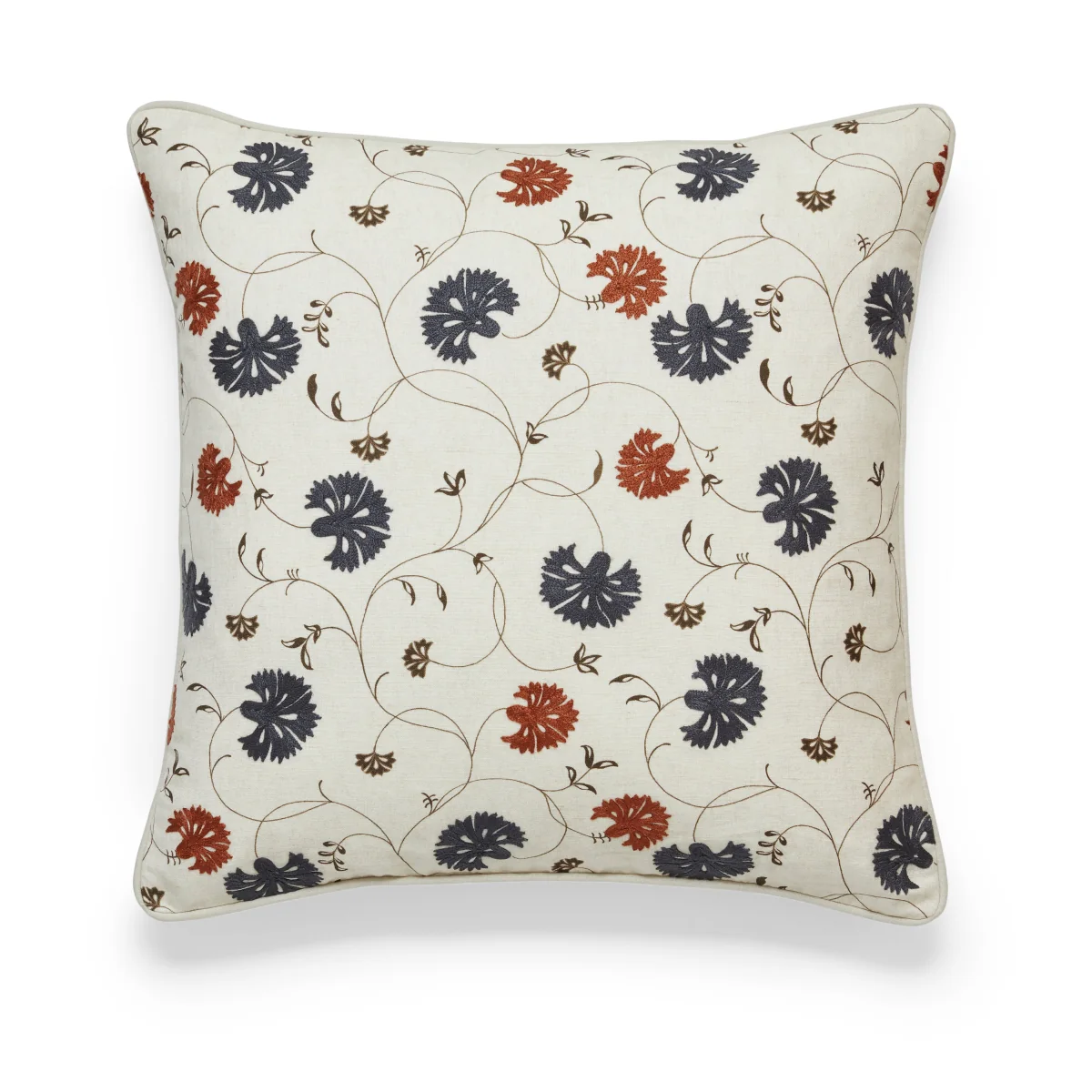 OKA, Atara Cushion Cover - Air Force Blue/Russet, Cushion Cover – image 2