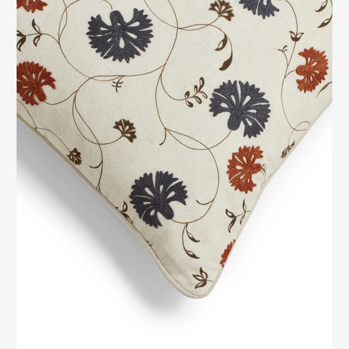 OKA, Atara Cushion Cover - Air Force Blue/Russet, Cushion Cover – image 1