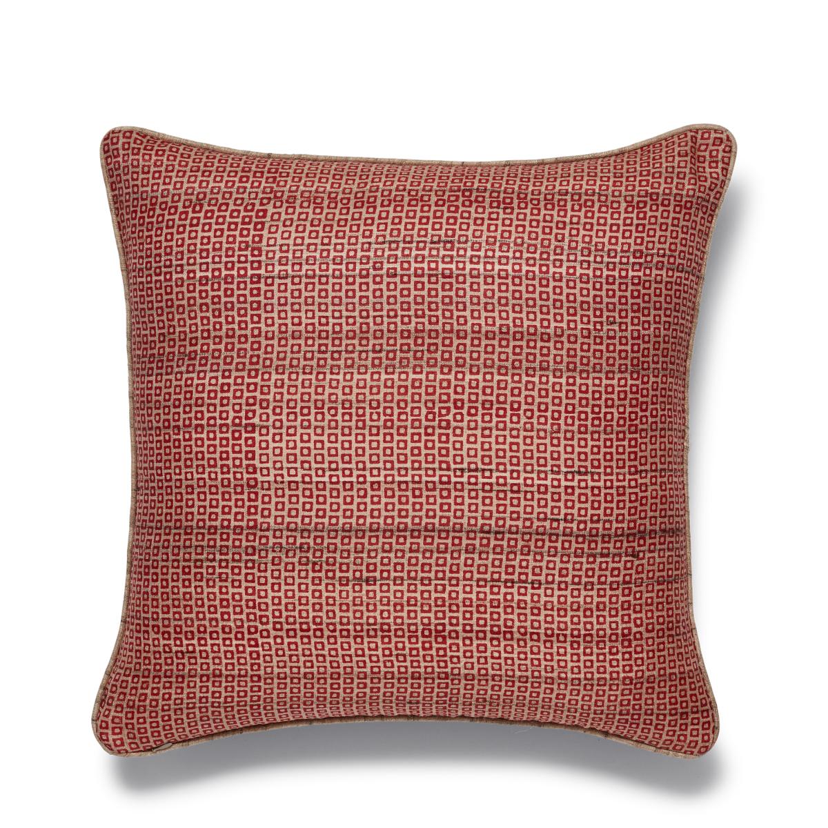 Grassetto Houndstooth Cushion Cover - Red – image 3