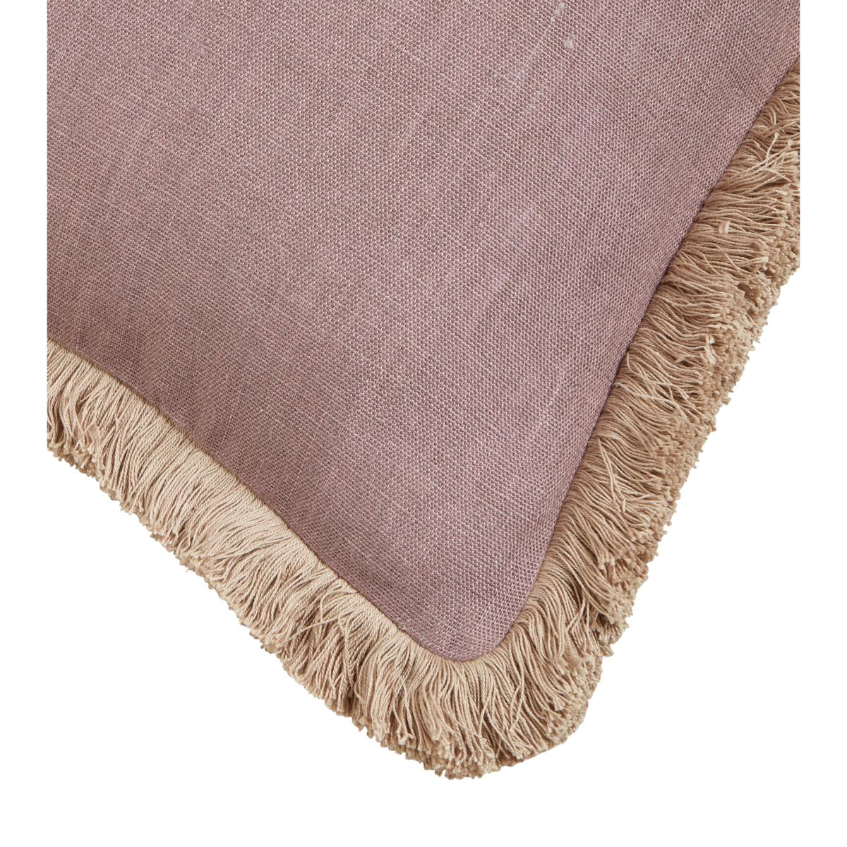 Lilias Linen Cushion Cover - Warm Grey – image 3