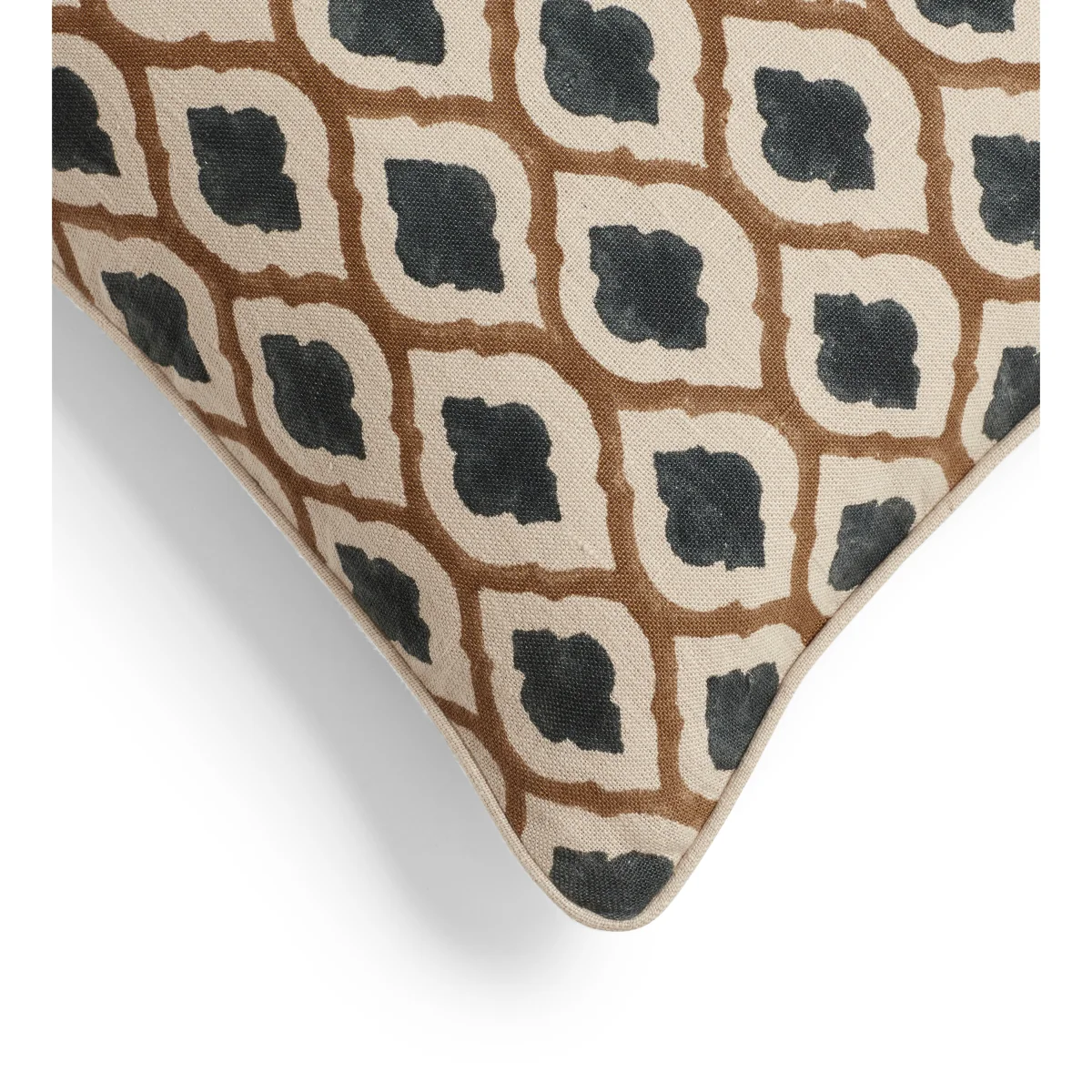 OKA, Chadhana Cushion Cover - Caramel/Air Force Blue, Cushion Cover – image 3