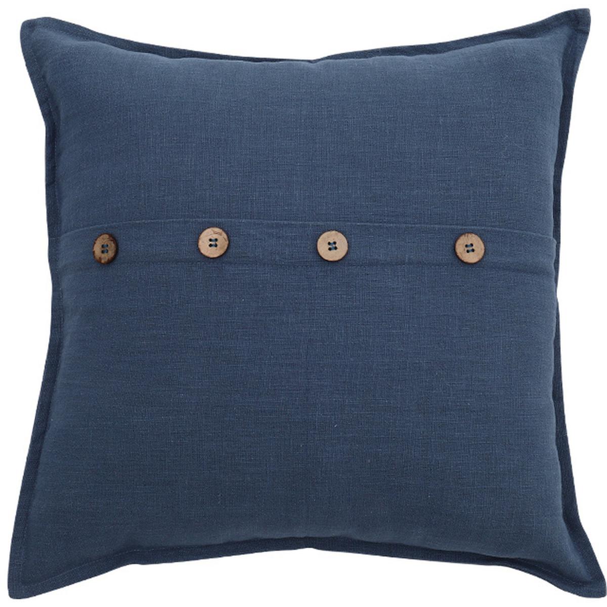 Button Cotton Linen Throw Pillow Cover - Green – image 11