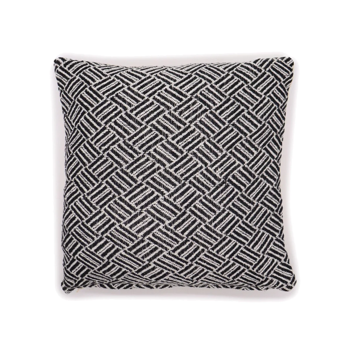 Classic Cushion Cover CrissCross - Black