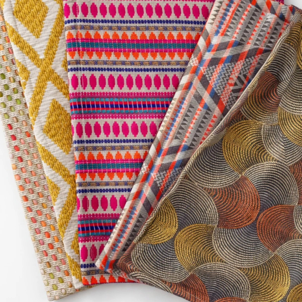 Classic Cushion Cover Neon Stripes 45x45cm Multicolour - Multi – image 3