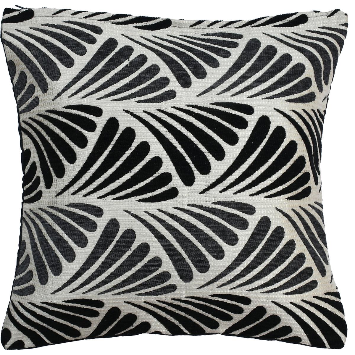 Daisy Velvet Chenille Cushion Cover - Brown – image 3