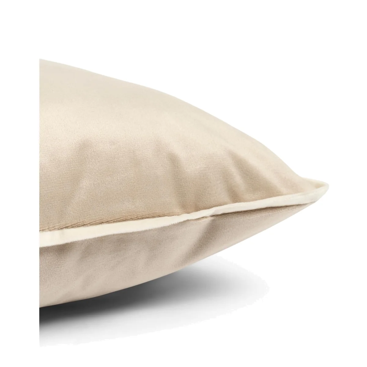 OHS Matte Velvet Piped Edge Cushion Covers - Mink / Machine Washable at 30°C / 4 – image 1