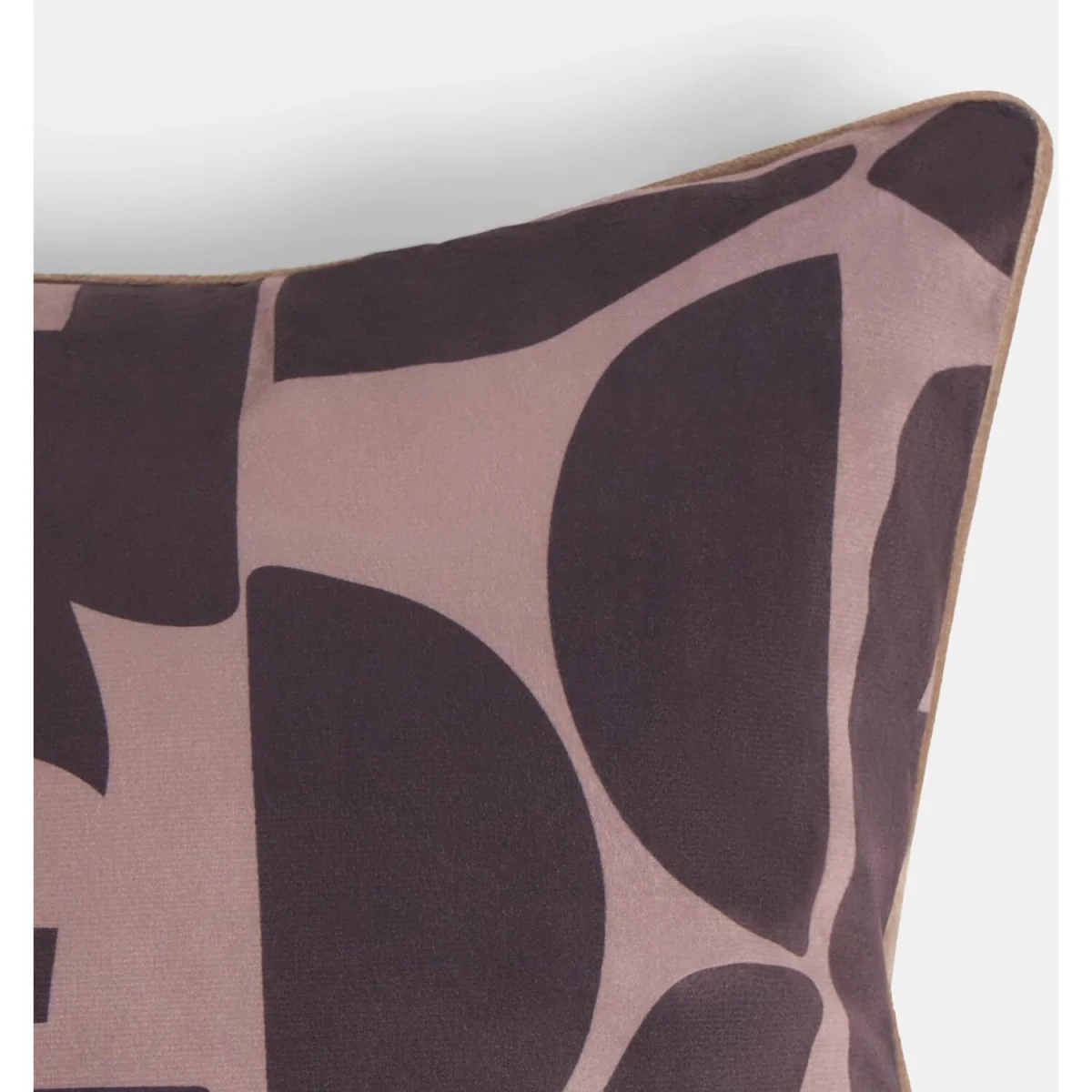 OHS Abstract Print Cushion Covers - Brown / Machine washable at 30°C. Tumble dry friendly. Do not bleach or iron. – image 6