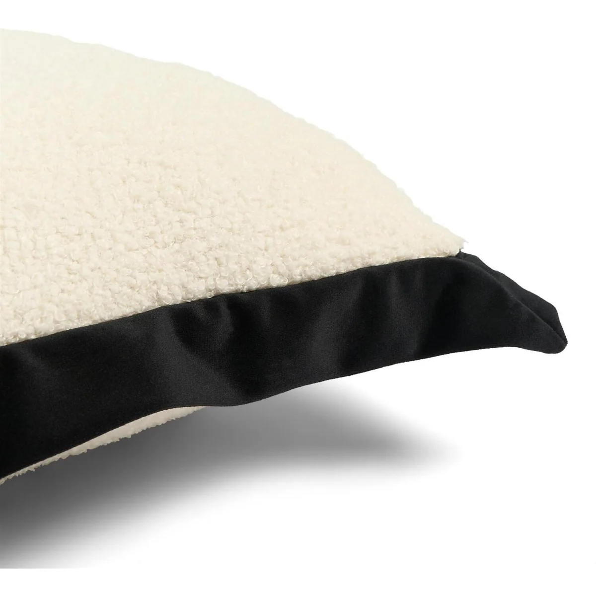 OHS Oxford Boucle Cushion Cover - White/Black – image 5
