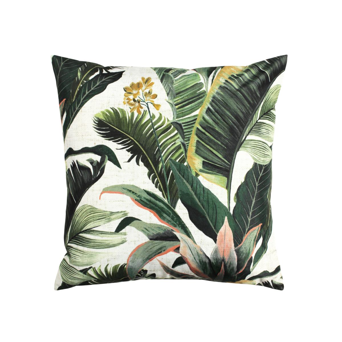 Jungle Foliage Outdoor Cushion Cover - Multicolour