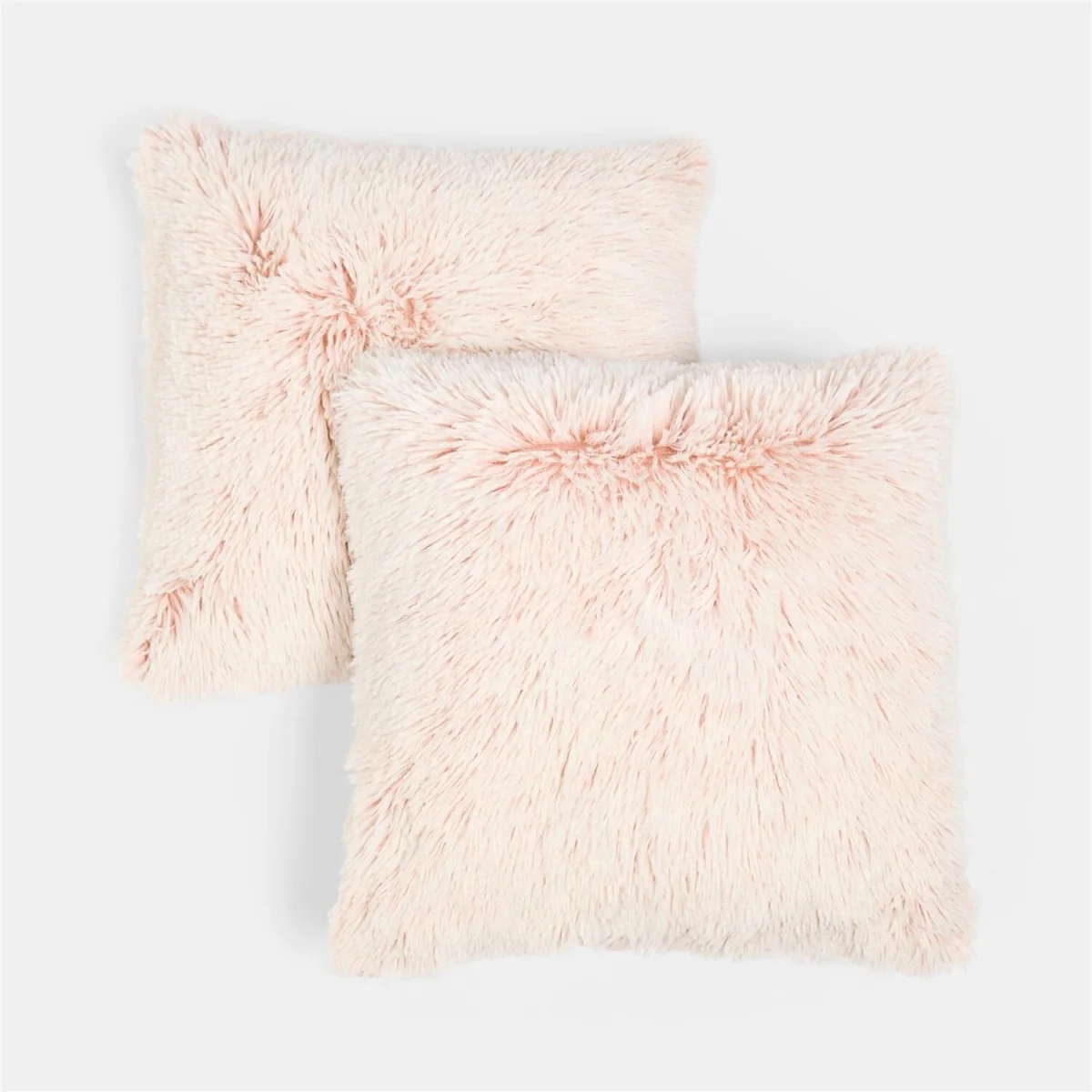 OHS Two Tone Fluffy Cushion Covers - Blush – image 2