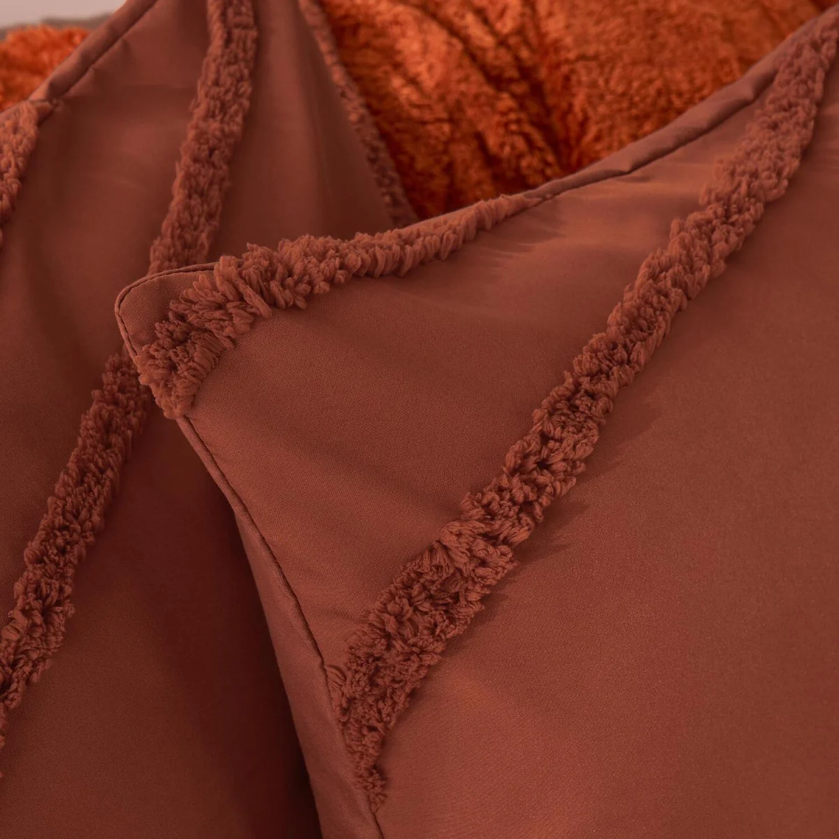 OHS Tufted Contour Cushion Covers - Rust / 4 – image 3