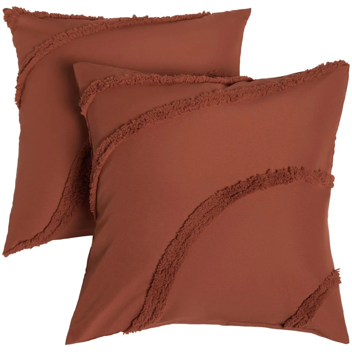 OHS Tufted Contour Cushion Covers - Rust / 4 – image 4