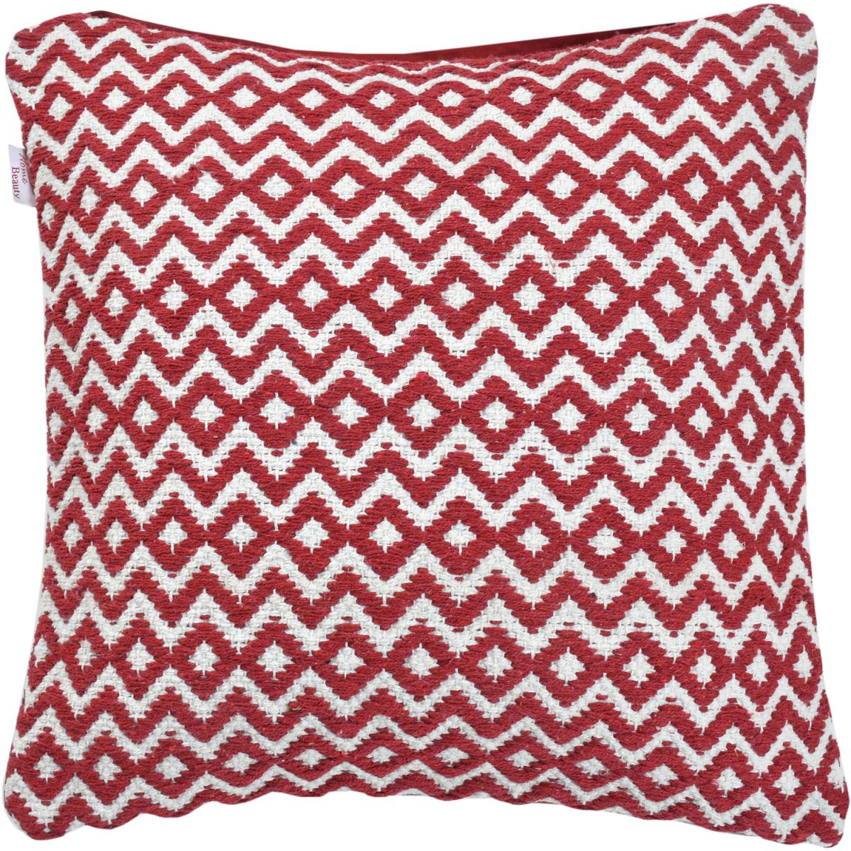 Handloom Waves Cushion Cover - Mauve – image 3
