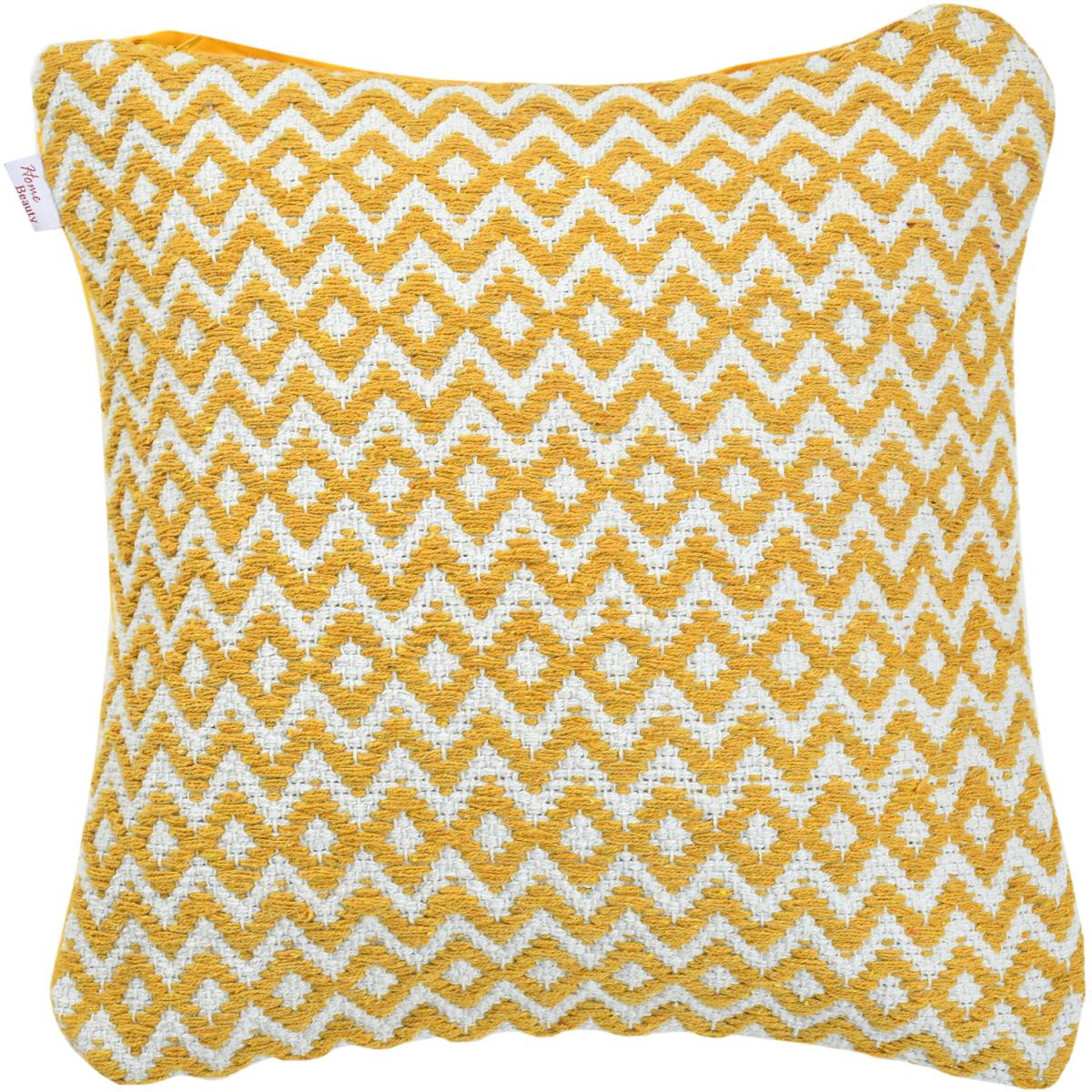 Handloom Waves Cushion Cover - Mauve – image 5