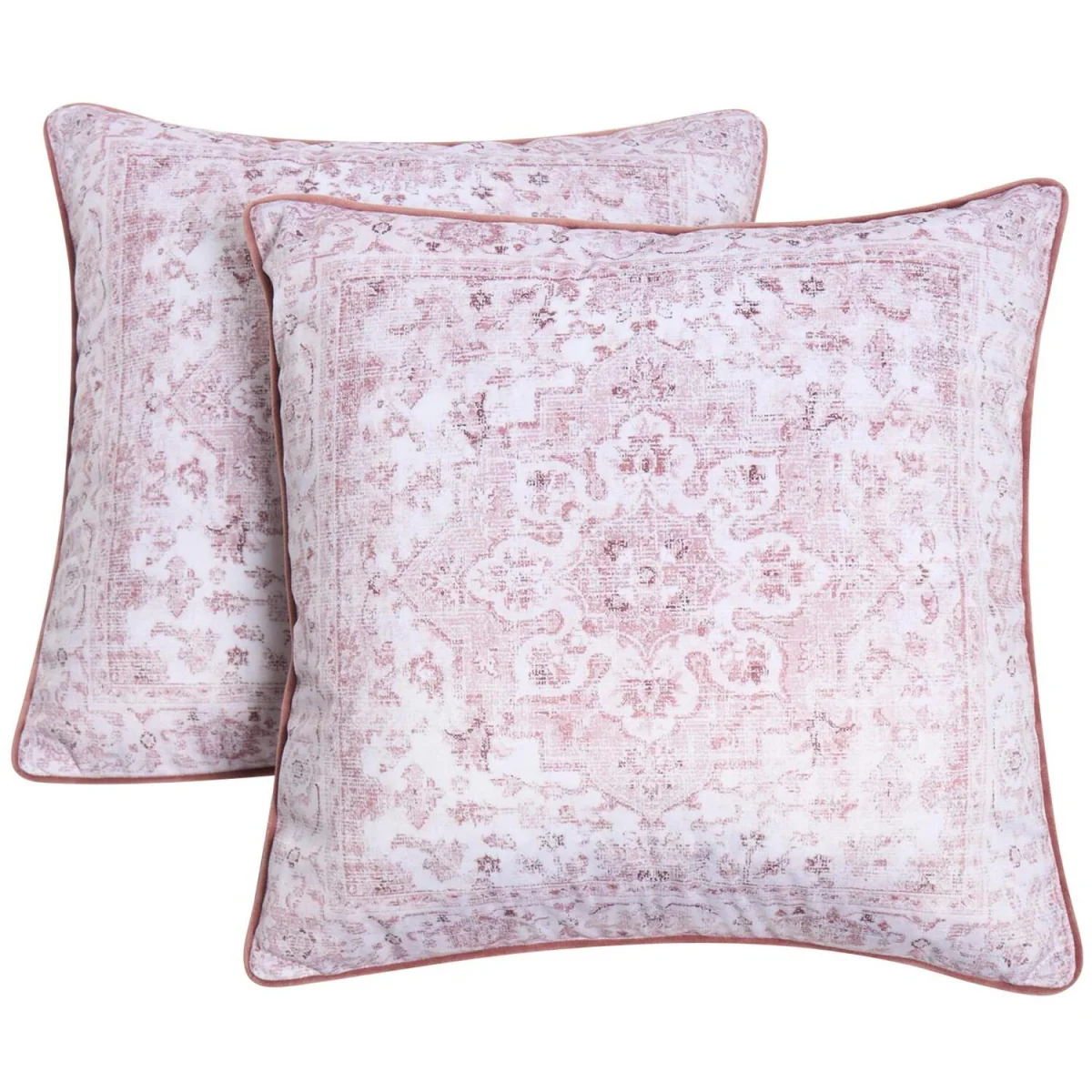OHS Vintage Printed Cushion Covers - Blush / Machine washable at 30°C. Tumble dry friendly. Do not bleach or iron. – image 4