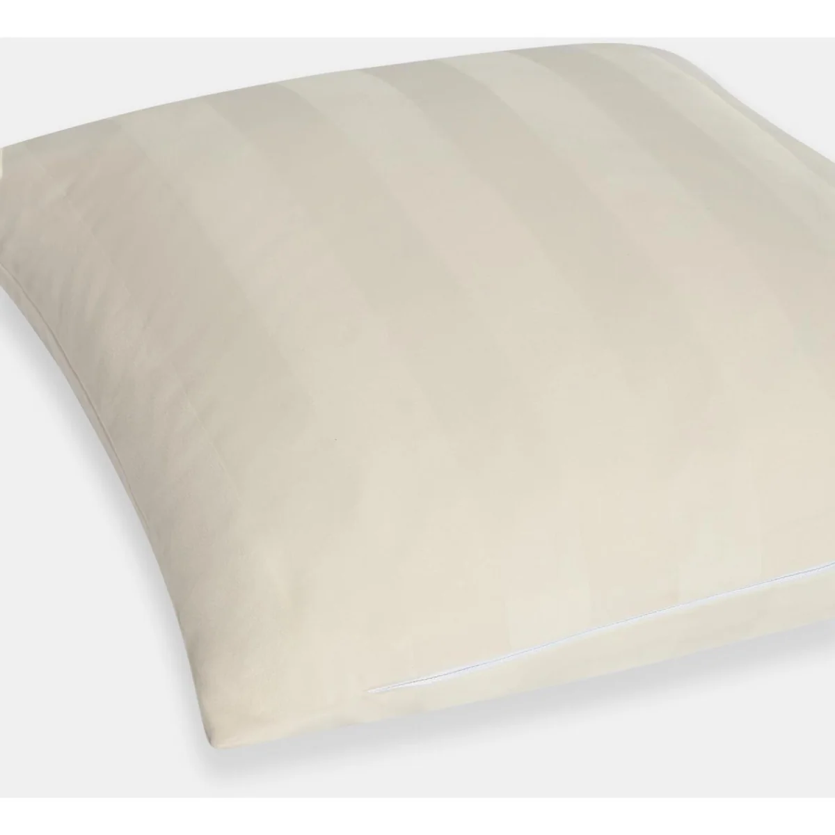 OHS Stripe Velvet Cushion Covers - Cream / Machine Washable at 30°C – image 3