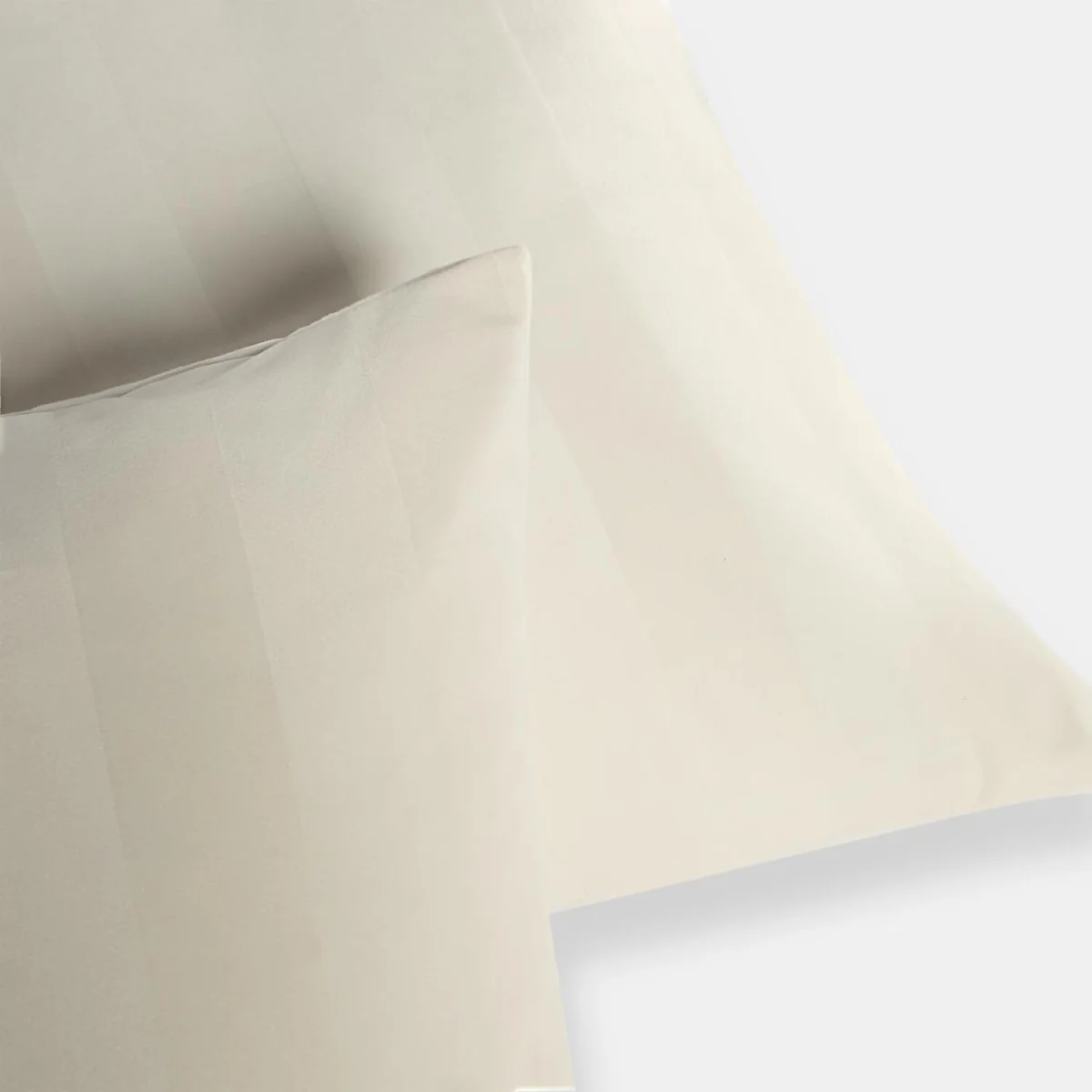 OHS Stripe Velvet Cushion Covers - Cream / Machine Washable at 30°C – image 4
