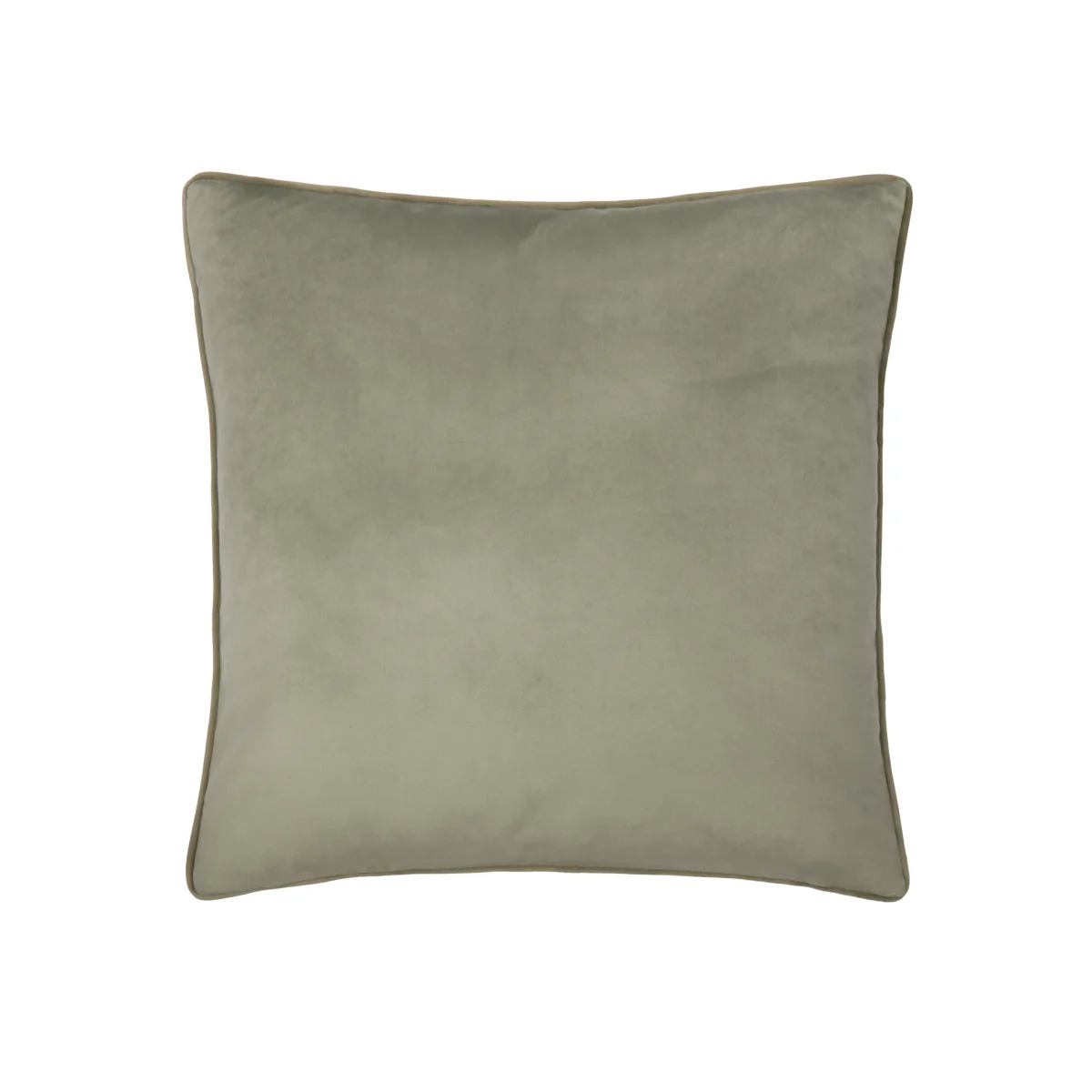 Meridian Velvet Plain Cushion Cover - Green-Sage / 45cm