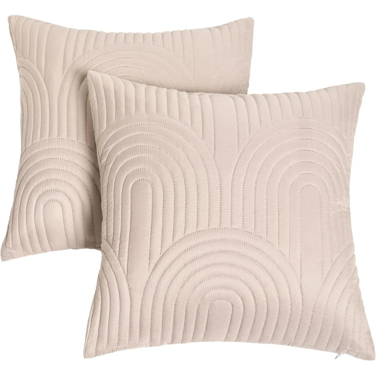 OHS Arches Quilted Cushion Covers - Natural / 45cm – image 3