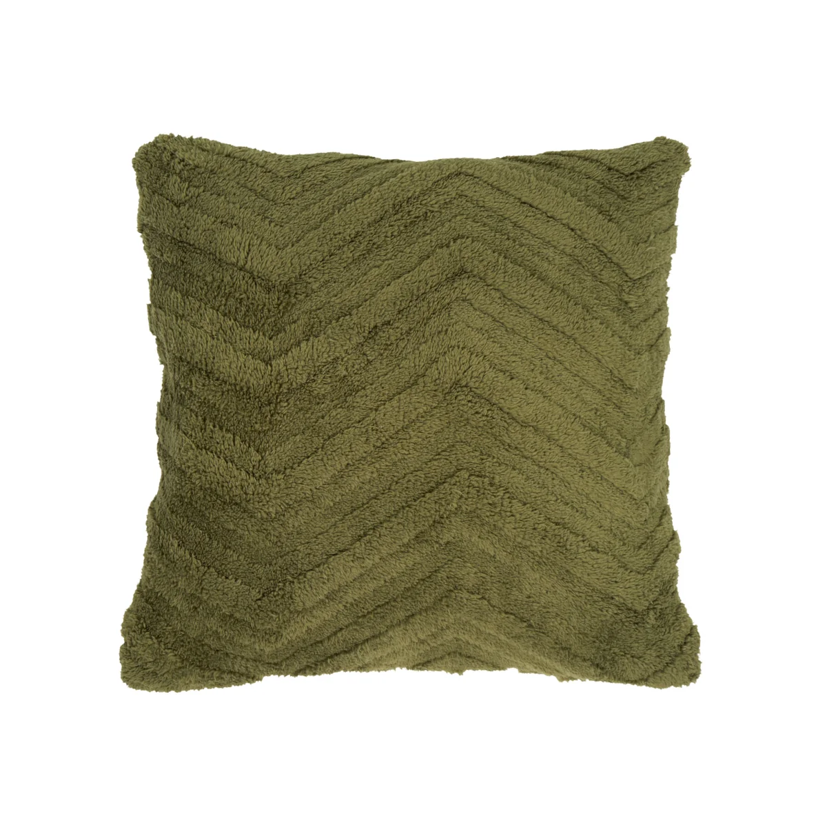 Pack of 2 Helsinki Sherpa Cushion Covers - Green – image 1