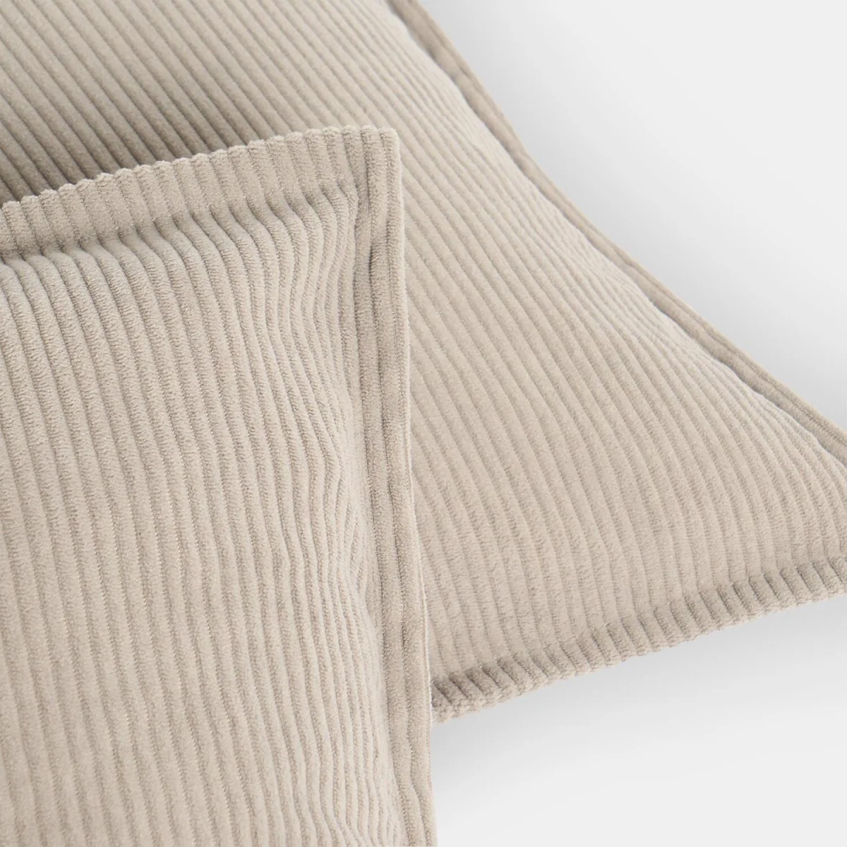 OHS Oxford Edge Corduroy Cushion Covers - Grey / Machine Washable at 30°C / 4 – image 4