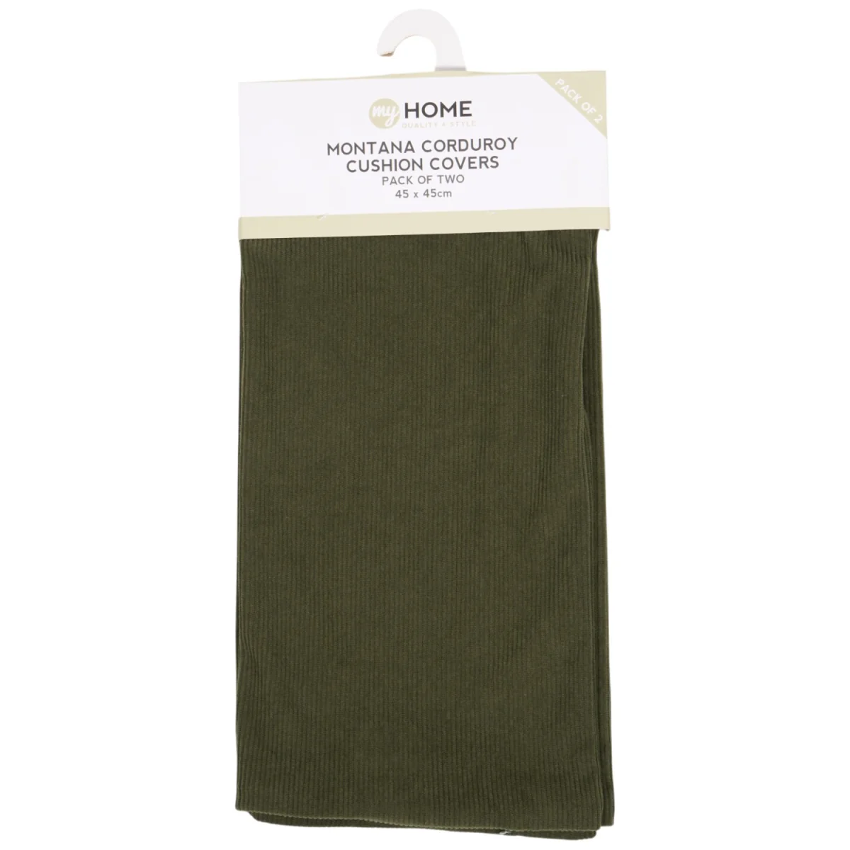 Montana Corduroy Cushion Covers - Green – image 2