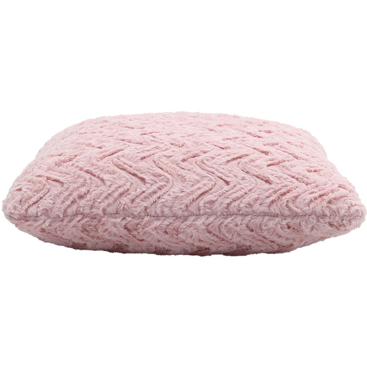 Flannel Throw Pillow Cover - Pink – image 2