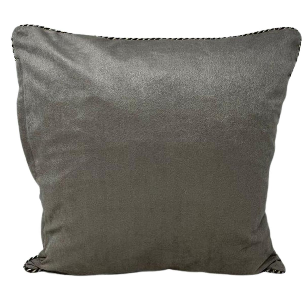 Greek Border Chenille Cushion Cover - Red – image 8