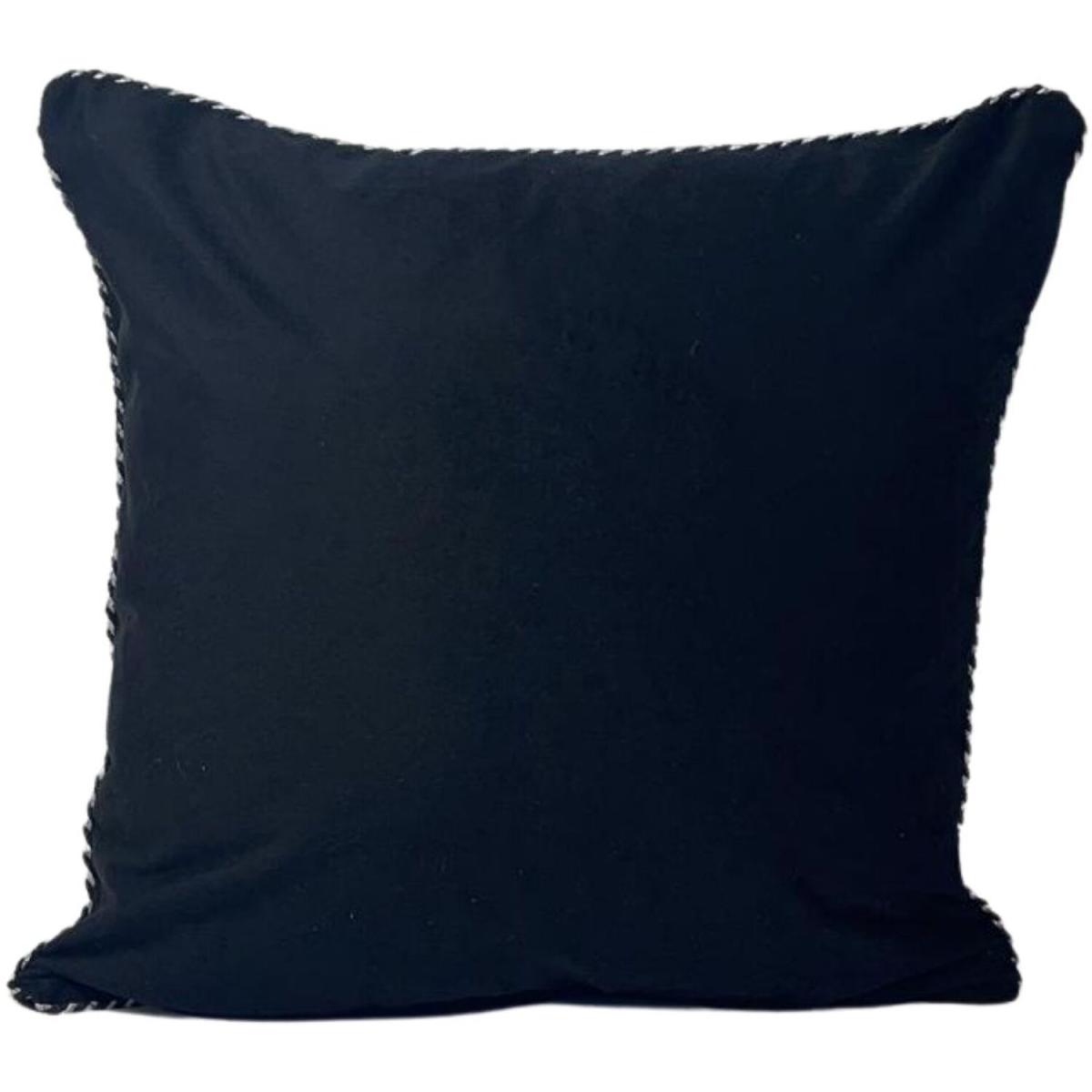 Greek Border Chenille Cushion Cover - Red – image 9
