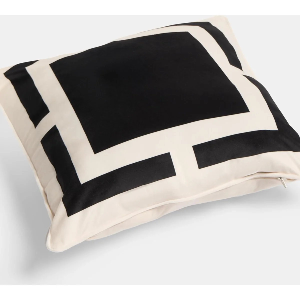 OHS Square Print Cushion Covers - Black/White / 4 / 45cm – image 5