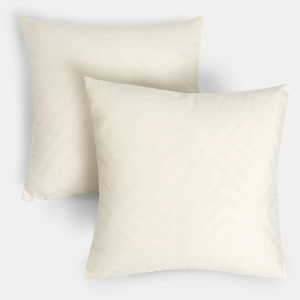 OHS Cut Out Matte Velvet Cushion Covers - Cream – image 2