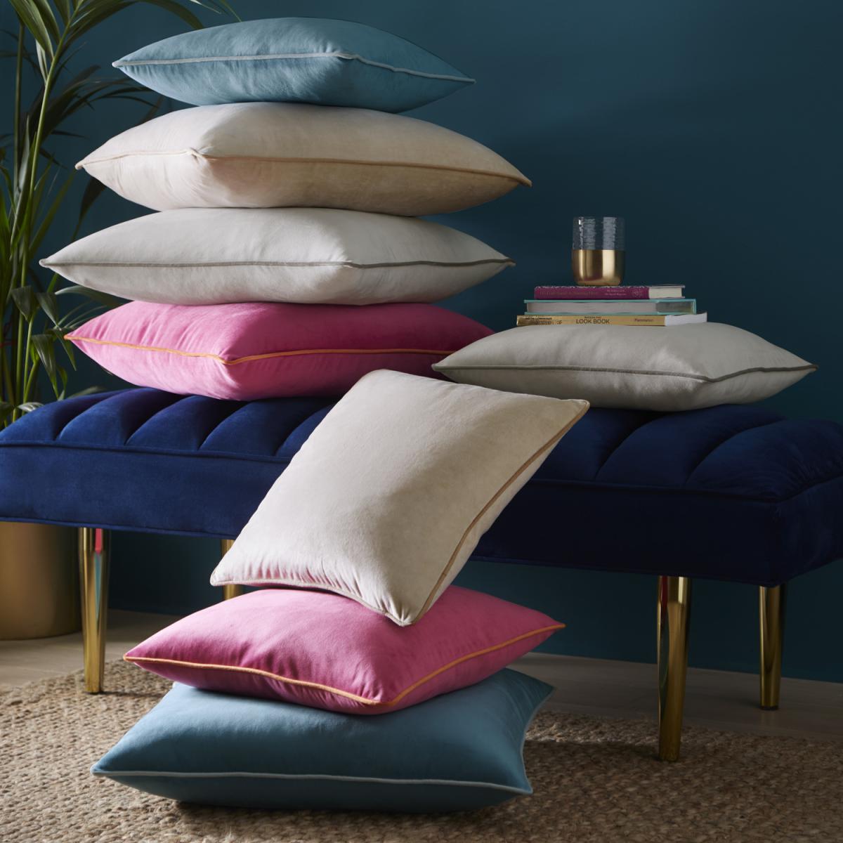 Velvet Cushion Cover - Blue – image 2