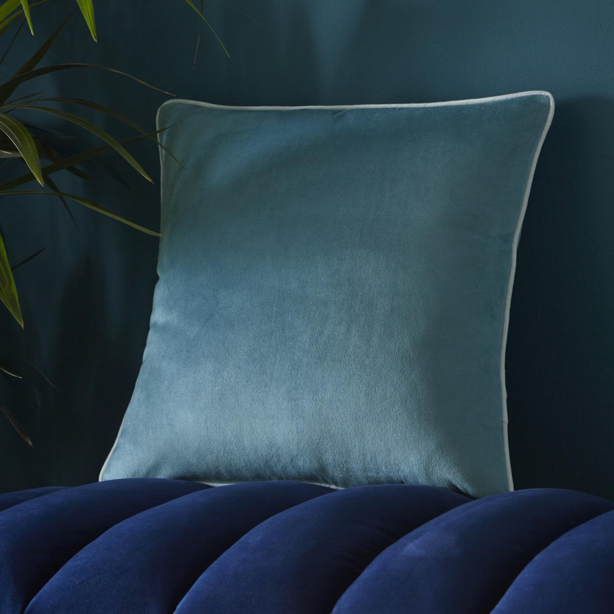 Velvet Cushion Cover - Blue – image 1