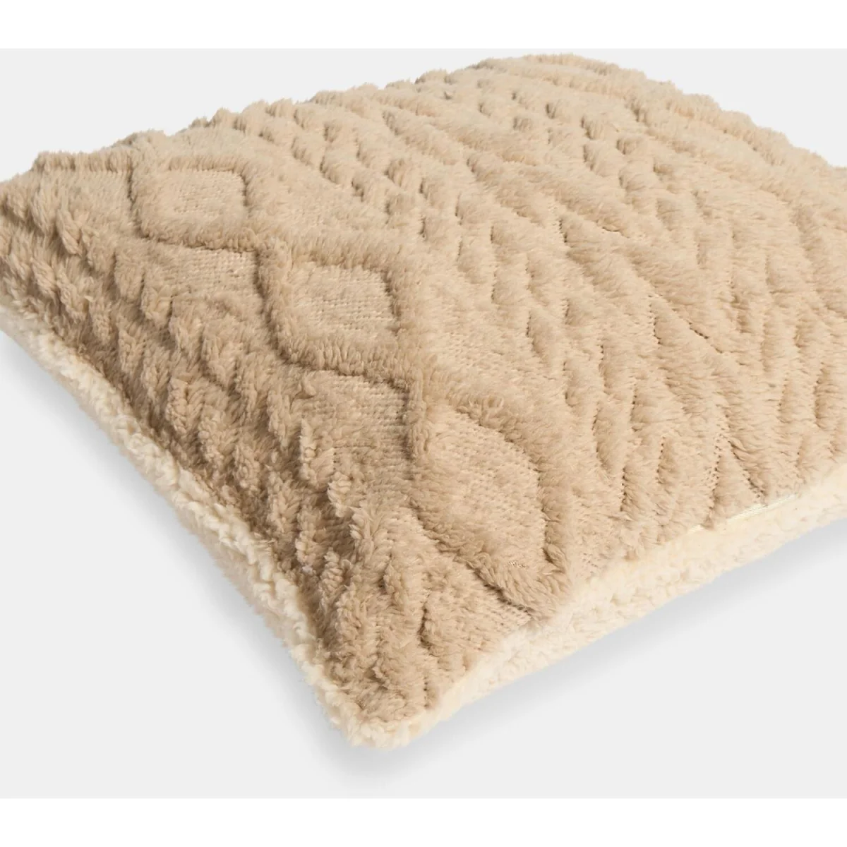 OHS Cable Knit Cushion Covers - Natural – image 4