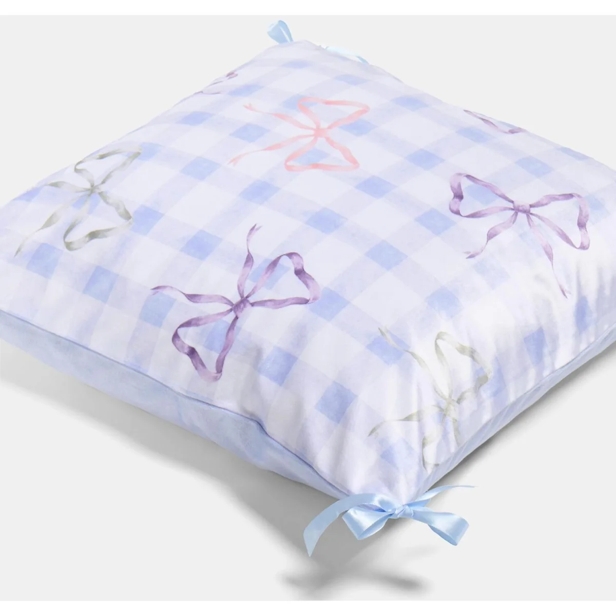 OHS Bow Print Cushion Covers - Blue / 45cm / 2 – image 4