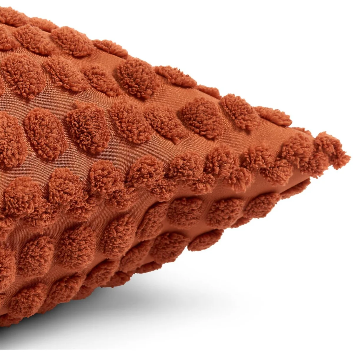 OHS Bobble Textured Cushion Covers - Rust / Machine Washable at 30°C / 2 – image 4