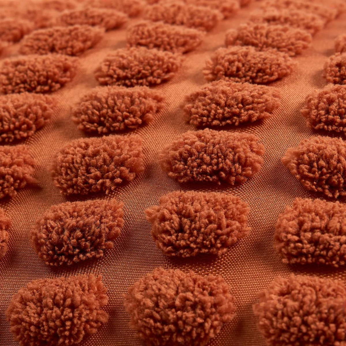 OHS Bobble Textured Cushion Covers - Rust / Machine Washable at 30°C / 2 – image 1