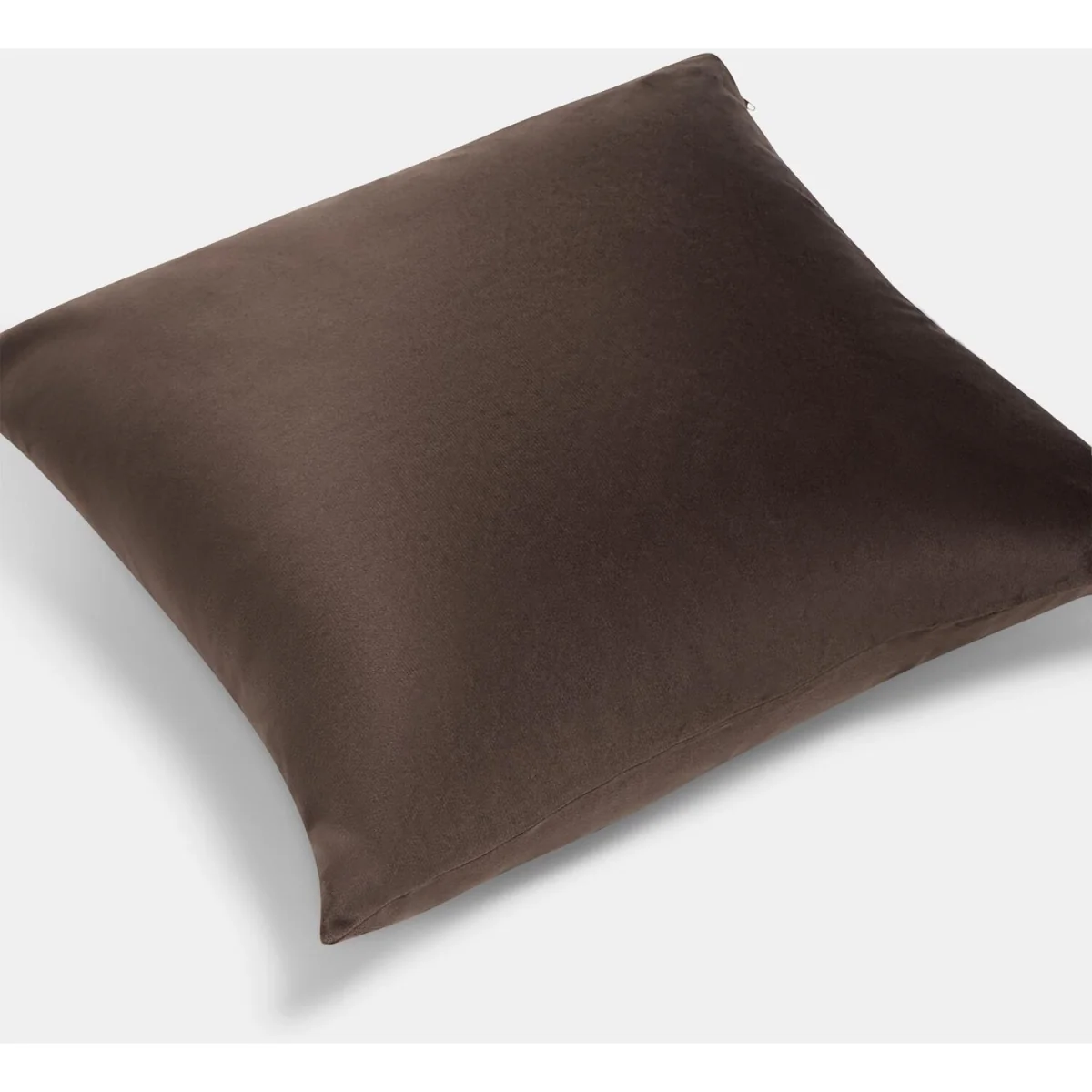 OHS Matte Velvet Cushion Covers - Brown / Machine washable at 40°C. Tumble dry friendly. Do not bleach or iron. – image 2