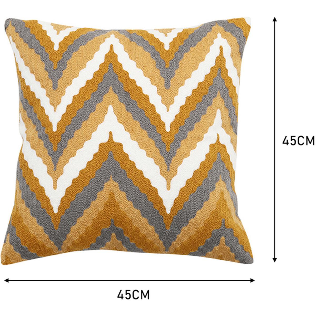 Embroidered Throw Pillow Cover - Black – image 12