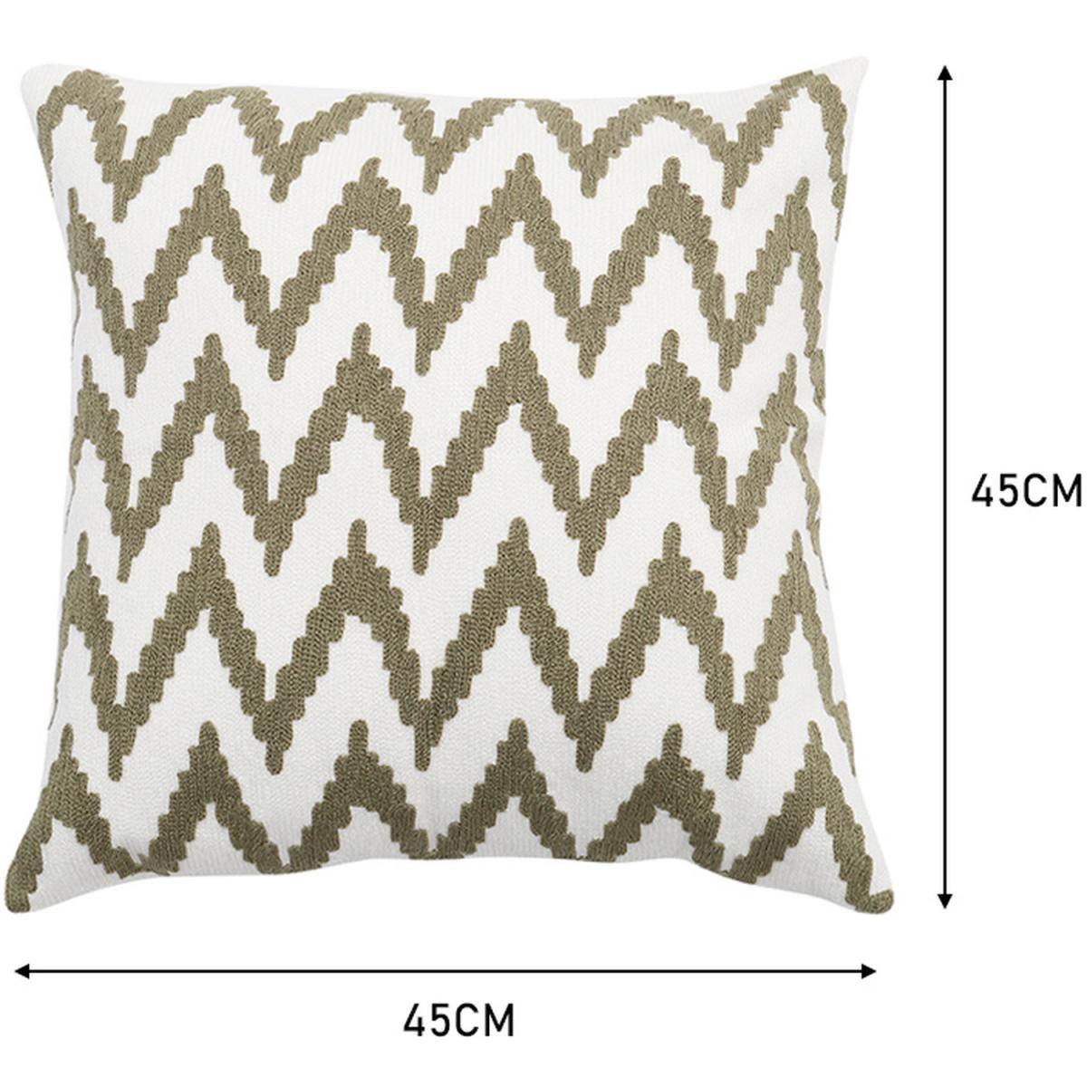 Embroidered Throw Pillow Cover - Black – image 17